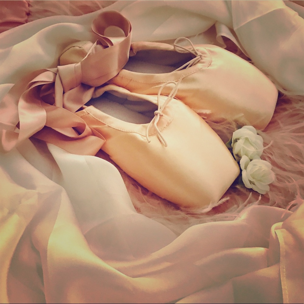 Gorgeous Ballet Pink Satin Point Shoes